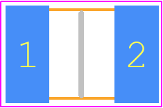 1812HA271KAT3A - Kyocera AVX PCB footprint - Capacitor Chip Non-polarised - Capacitor Chip Non-polarised - 1812