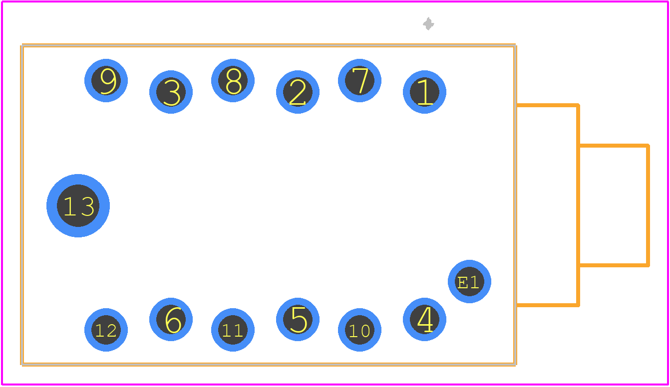 ACJS-MHDEM - Amphenol PCB footprint - Other - Other - ACJS-MHDEM-3