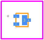 ESDCAN03-2BM3Y - STMicroelectronics PCB footprint - Other - Other - QFN-3L 1.1X1.0X0.55