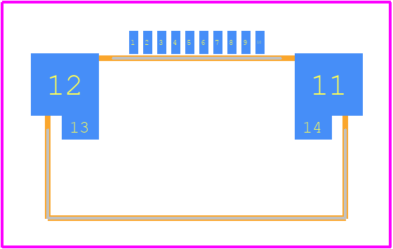 52745-1033 - Molex PCB footprint - Other - Other - 0527451033