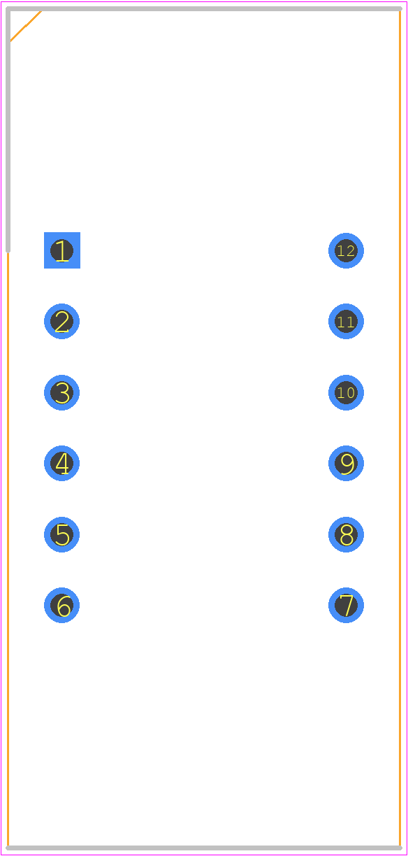 3641BS - XLITX Technology PCB footprint - Dual-In-Line Sockets - Dual-In-Line Sockets - 3641BS