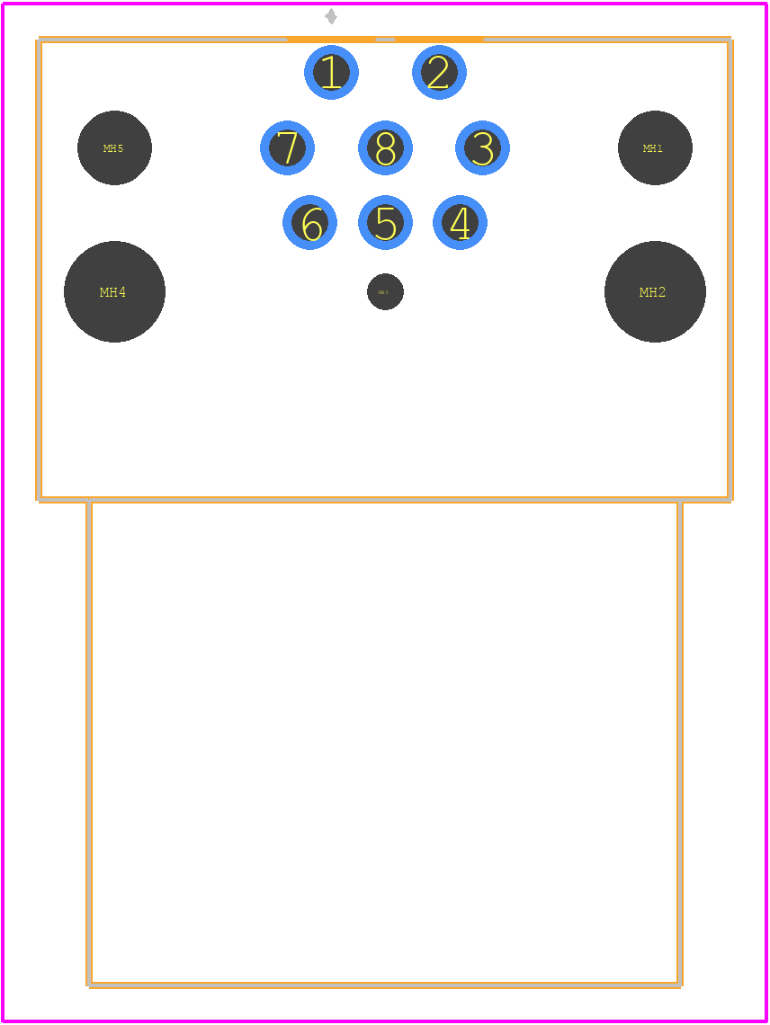 1437025 - Phoenix Contact PCB footprint - Other - Other - 1437025-1
