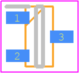 G-NICO-001 - TE Connectivity PCB footprint - SOT23 (3-Pin) - SOT23 (3-Pin) - SOT-23-3