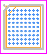 SN110T - NXP PCB footprint - BGA - BGA - SOT1917-3