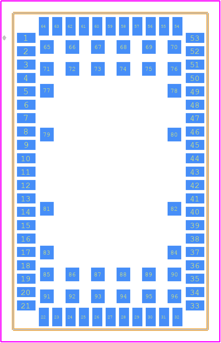 SARA-R510M8S-00B - u-blox PCB footprint - Other - Other - SARA-R510M8S-00B-1