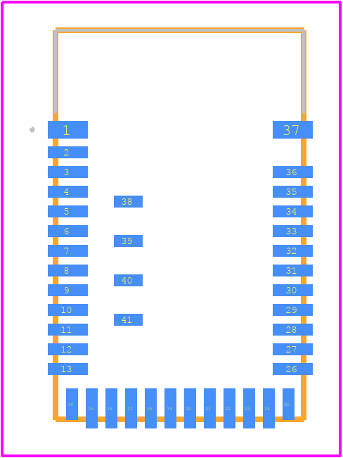 MDBT42V-P512K - Raytac PCB footprint - Other - Other - MDBT42V-P512K-4