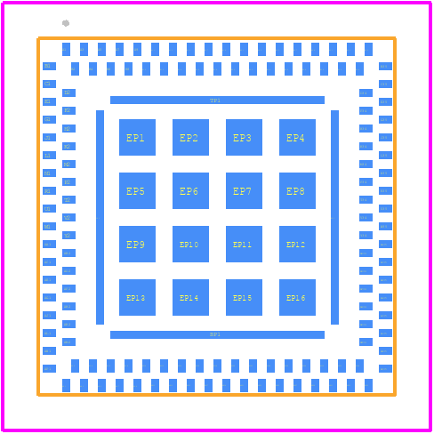 PI7C9X2G404EVAZXAEX - Diodes Incorporated PCB footprint - Other - Other - PD2177-ZXA136
