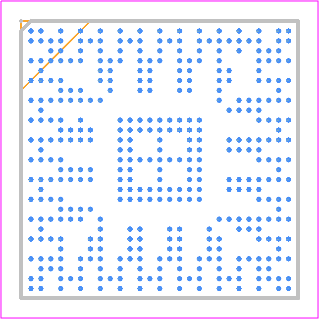 MCIMX7U5DVP07SD - NXP PCB footprint - BGA - BGA - SOT1879-2