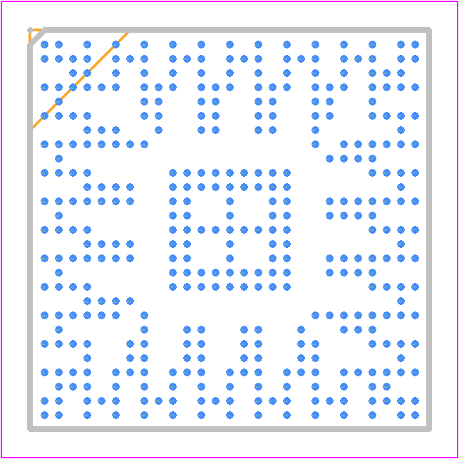 MCIMX7U3CVP06SD - NXP PCB footprint - BGA - BGA - SOT1879-2