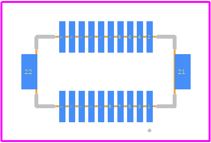 DF12NB-20DS-0.5V(51) - Hirose PCB footprint - Other - Other - DF12NB-20DS-0.5V(51)-3