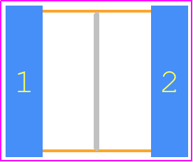 8853522140011 - Würth Elektronik PCB footprint - Capacitor Chip Non-polarised - Capacitor Chip Non-polarised - 8853522140011