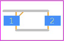 CDBW0540-G - Comchip Technology PCB footprint - Small Outline Diode - Small Outline Diode - SOD-123_1