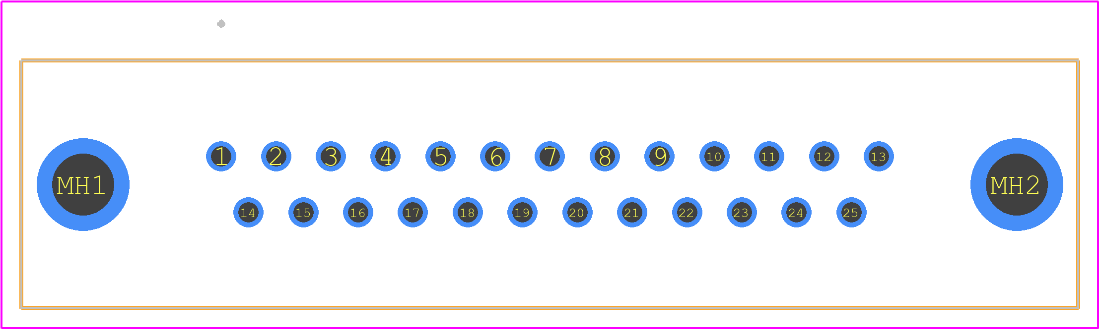 09653697711 - HARTING PCB footprint - Other - Other - 09653697711-1