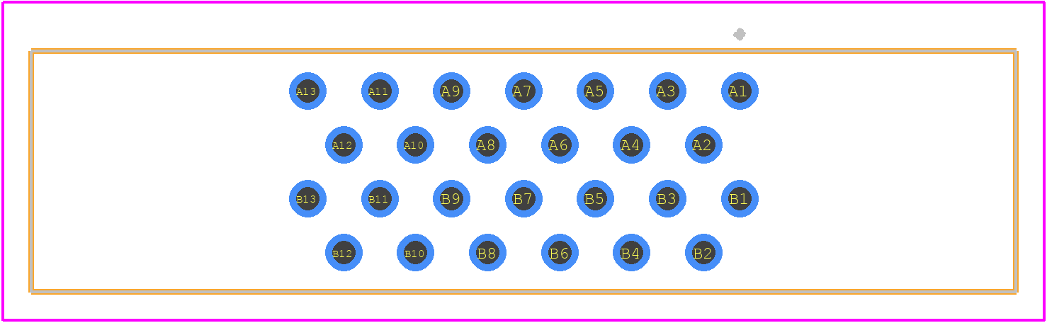 HIF6-026PA-1.27DSA - Hirose PCB footprint - Other - Other - HIF6-026PA-1.27DSA-1