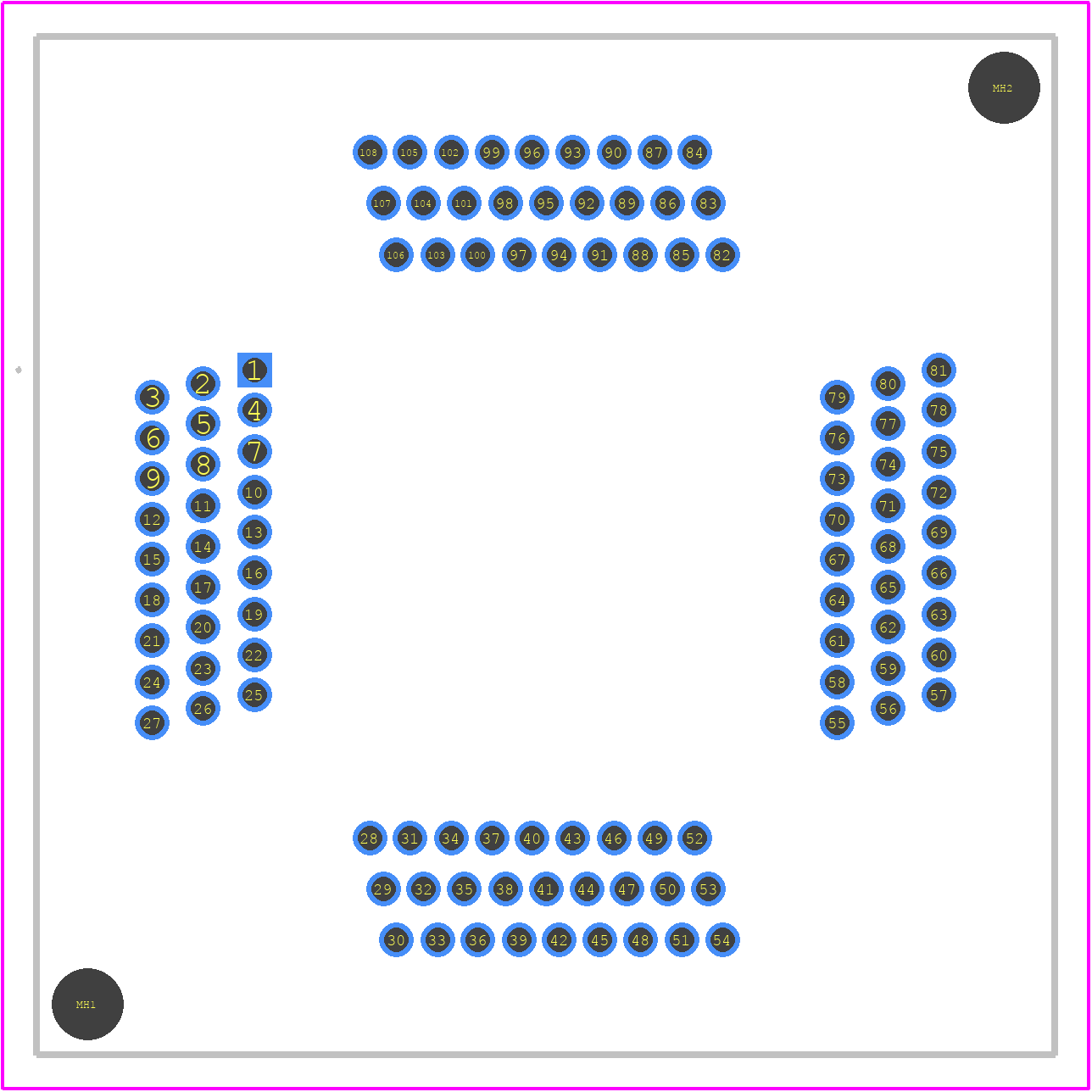 2108-4204-00 - 3M PCB footprint - Other - Other - 2108-4204-00-5