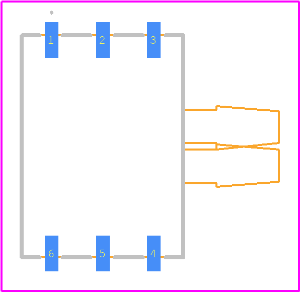ABPMRRN005PD2A3 - Honeywell PCB footprint - Other - Other - ABPMRRN005PD2A3-1