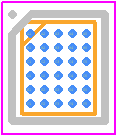 DBM10VT171L1BWRI - DSP Group PCB footprint - BGA - BGA - 30 WLCSP