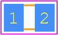 B37941K5104K070 - TDK PCB footprint - Capacitor Chip Non-polarised - Capacitor Chip Non-polarised - B37941K5104K070