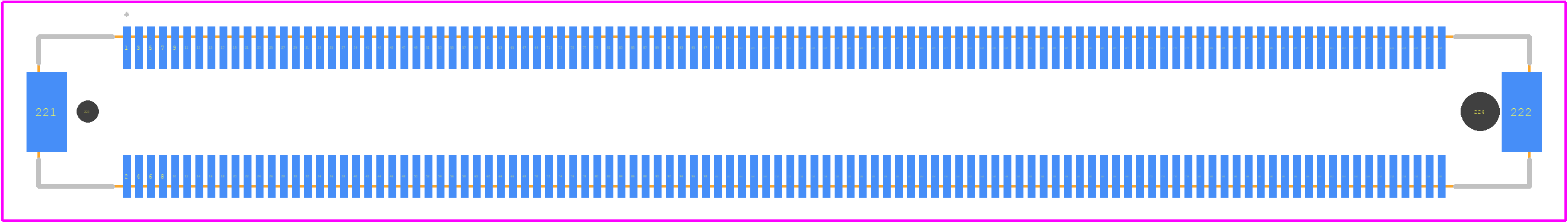 2357739-1 - TE Connectivity PCB footprint - Other - Other - 2357739-1-1