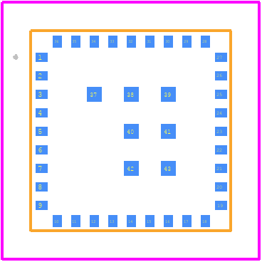 EVA-8M-0 - u-blox PCB footprint - Other - Other - EVA-8M-0-1