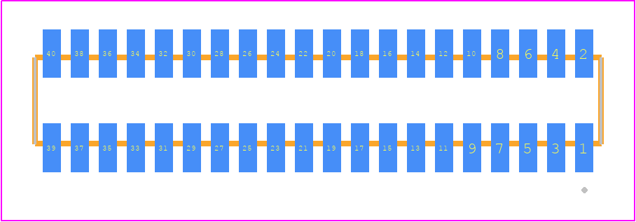 MLE-120-01-G-DV - SAMTEC PCB footprint - Other - Other - MLE-120-01-G-DV