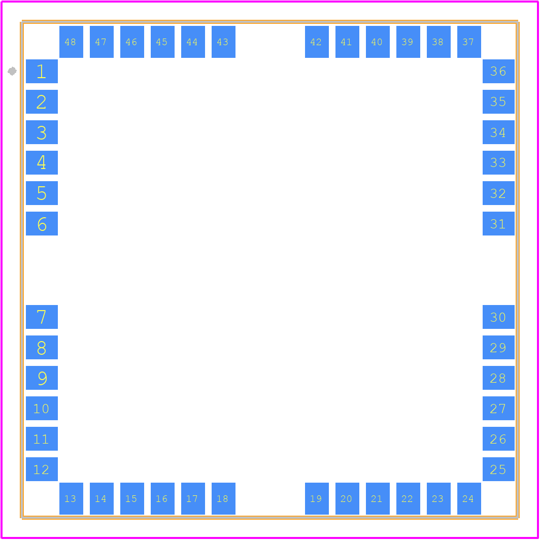 UL865NAD206T701 - Telit Wireless Solutions PCB footprint - Other - Other - UL865NAD206T701-1