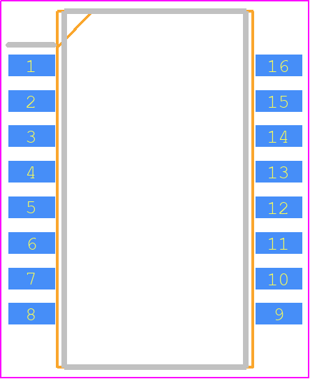 B1601S - CND-tek PCB footprint - Small Outline Packages - Small Outline Packages - B1601S