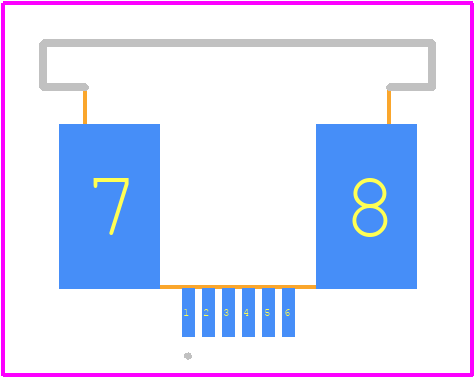 PCA-6-LA-06-HL-3-T/R - Adam Tech PCB footprint - Other - Other - PCA-6-LA-06-HL-3-T/R-1