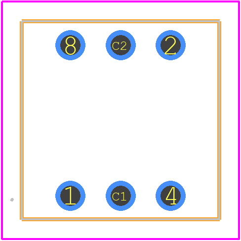 PT65312 - Apem PCB footprint - Other - Other - PT65312-4