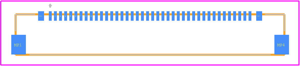 20455-040E-99 - I-Pex PCB footprint - Other - Other - 20455-040E-99-2
