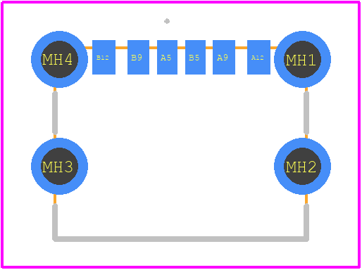 USB4125-GF-A - GCT (GLOBAL CONNECTOR TECHNOLOGY) PCB footprint - Other - Other - USB4125-GF-A-6