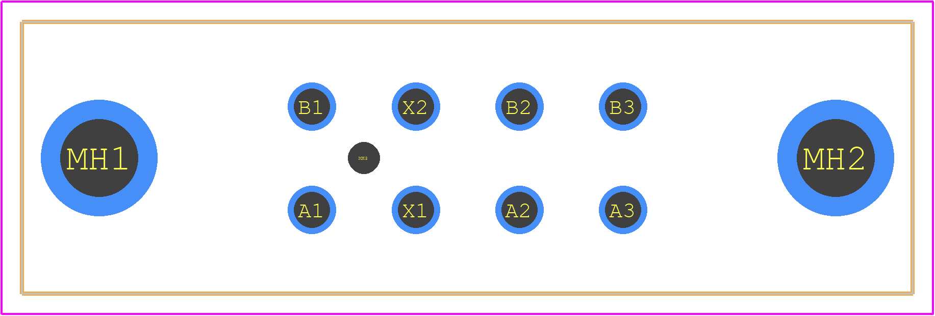 FCA-210-AY3 - TE Connectivity PCB footprint - Other - Other - FCA-210-AY3-3