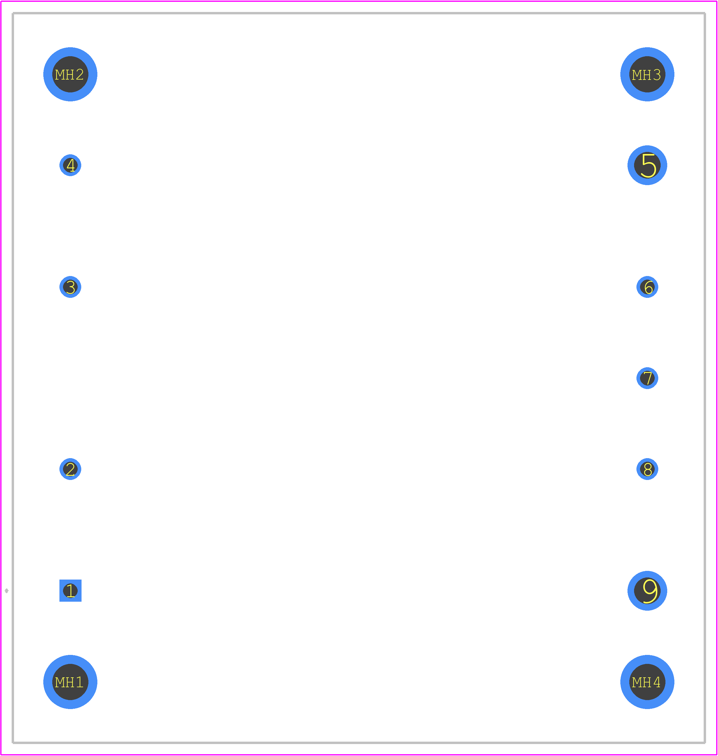 CHB50-12S24 - Cincon PCB footprint - Other - Other - CHB50-12S24-3
