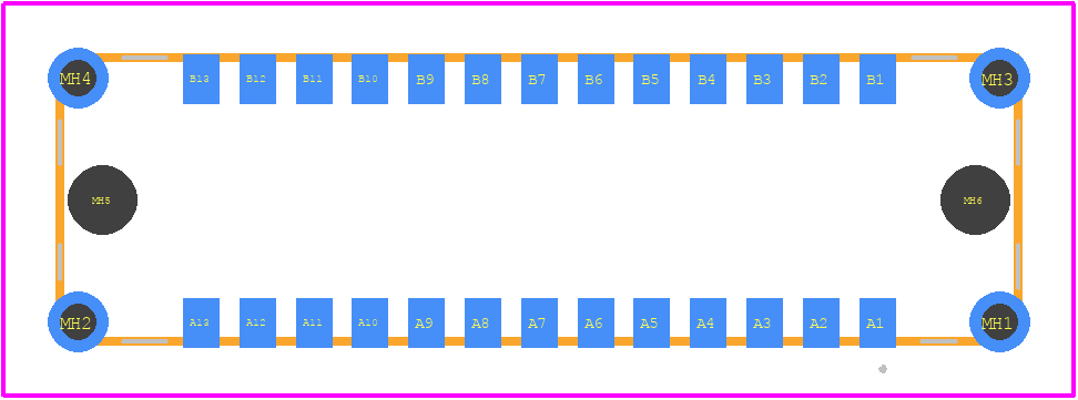 15110262401333 - HARTING PCB footprint - Other - Other - 15110262401333-4