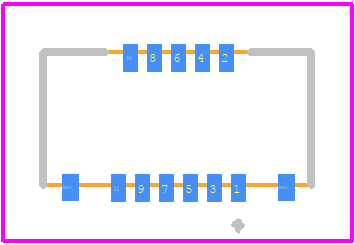 FH72-11S-0.3SHW - Hirose PCB footprint - Other - Other - FH72-11S-0.3SHW-1