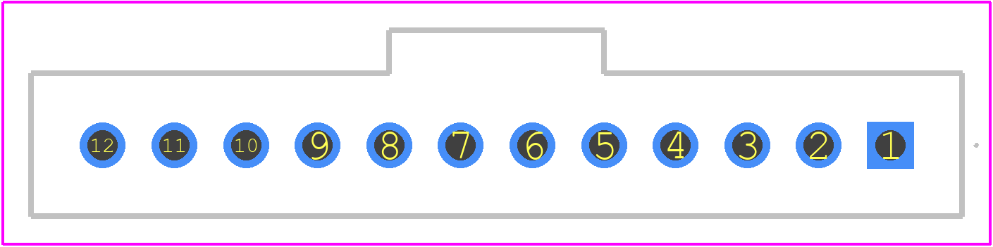 0705430046 - Molex PCB footprint - Other - Other - 0705430046-4