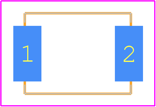 MF-SM250 - Bourns PCB footprint - Other - Other - MF-SM250-1