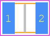 VJ1210A101JXRAT5Z - Vishay PCB footprint - Capacitor Chip Non-polarised - Capacitor Chip Non-polarised - VJ1210A101JXRAT5Z