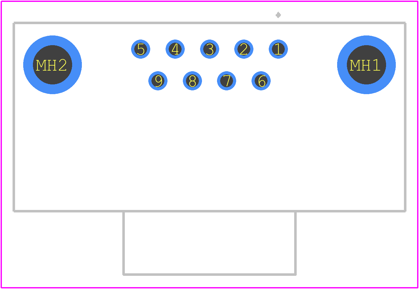 09661127600 - HARTING PCB footprint - Other - Other - 09661127600-9
