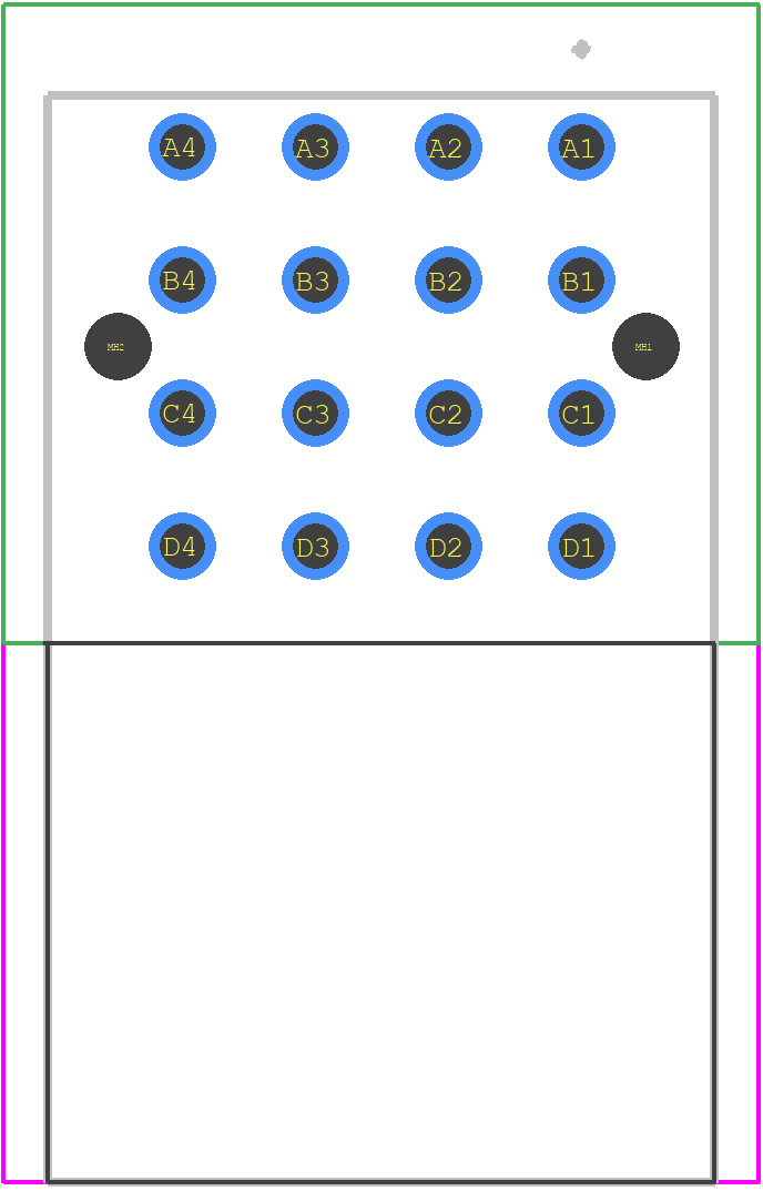 17610042102 - HARTING PCB footprint - Other - Other - 17610042102-3