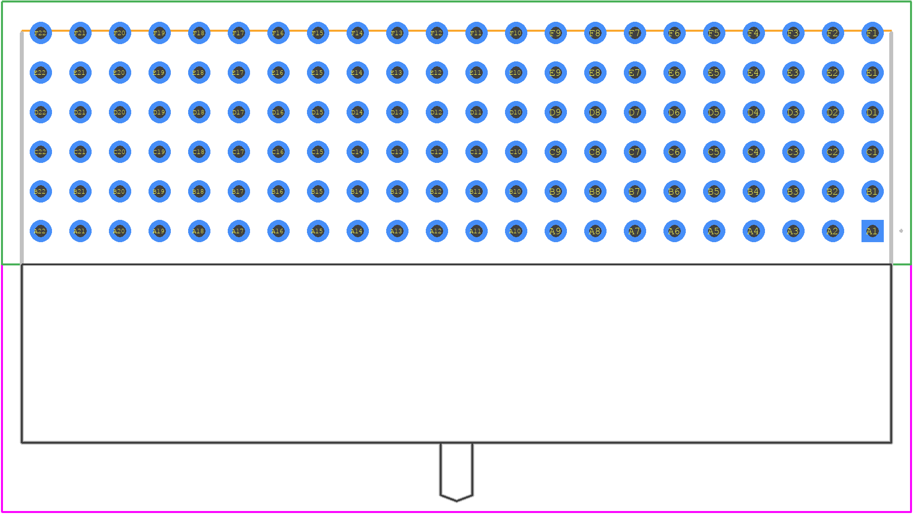 17341101102 - HARTING PCB footprint - Other - Other - 17341101102