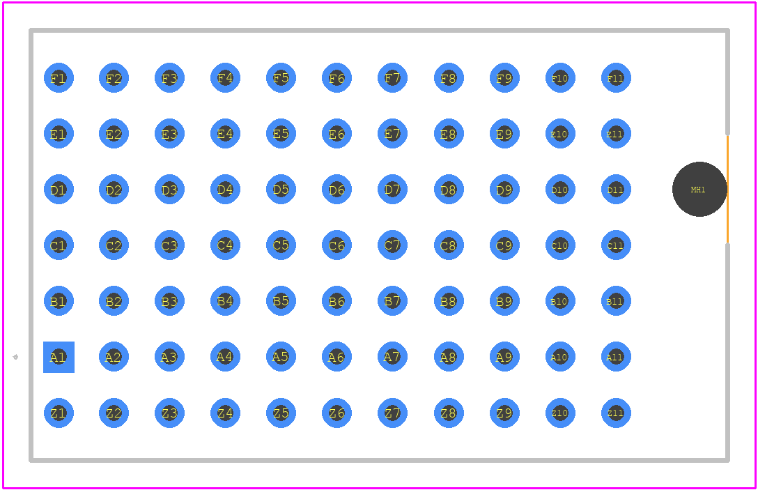 17030771001 - HARTING PCB footprint - Other - Other - 17030771001-3