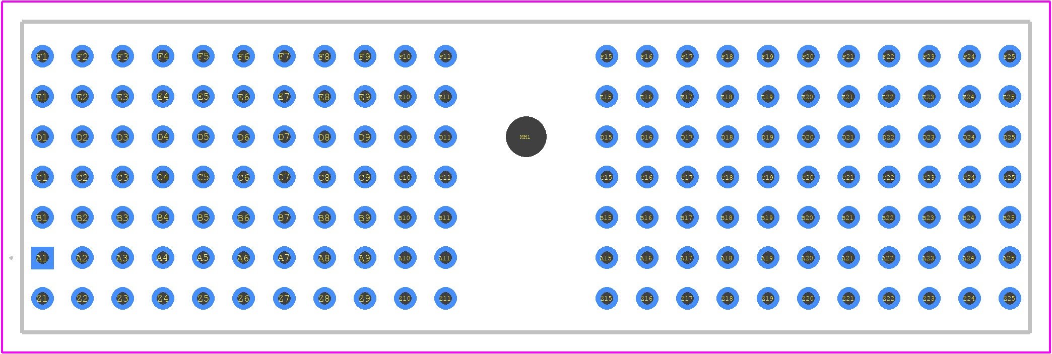 17011541604 - HARTING PCB footprint - Other - Other - 17011541604-1