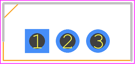 ZXM64P035L3 - Diodes Incorporated PCB footprint - Transistor Outline, Vertical - Transistor Outline, Vertical - TO220-AB