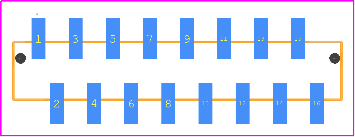 1-292230-6 - TE Connectivity PCB footprint - Other - Other - 1-292230-6-3