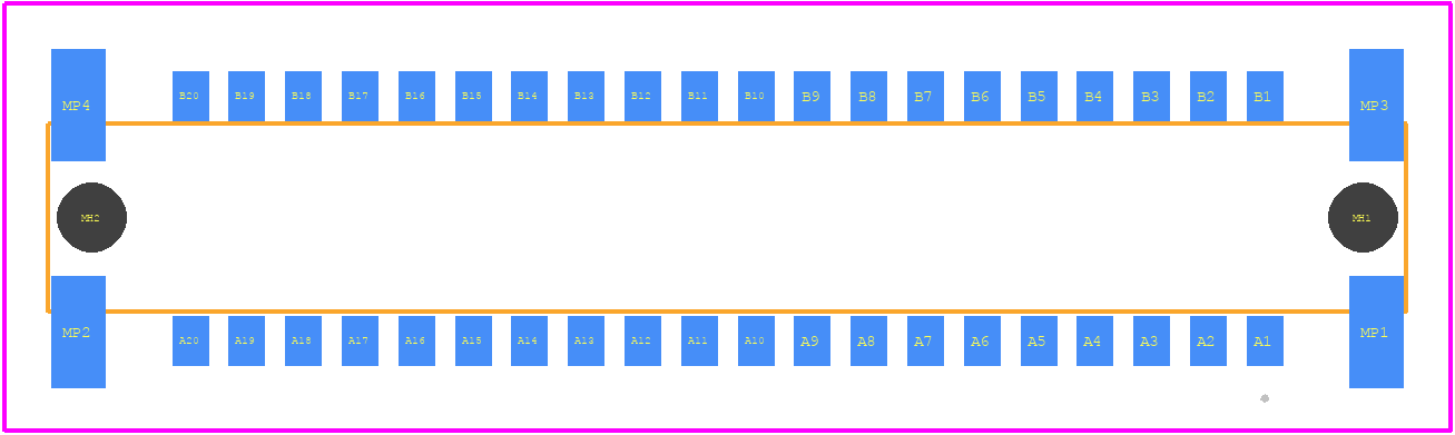 15110402601333 - HARTING PCB footprint - Other - Other - 15110402601333-1