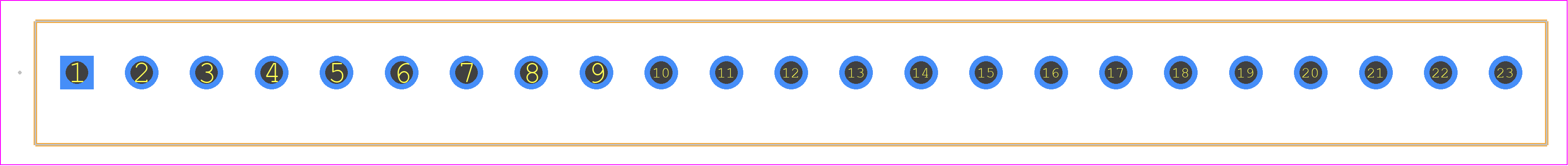 14122315001000 - HARTING PCB footprint - Other - Other - 14122315001000