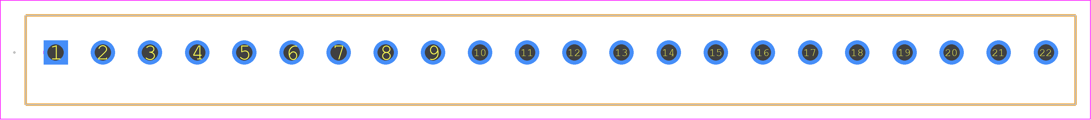 14122215001000 - HARTING PCB footprint - Other - Other - 14122215001000