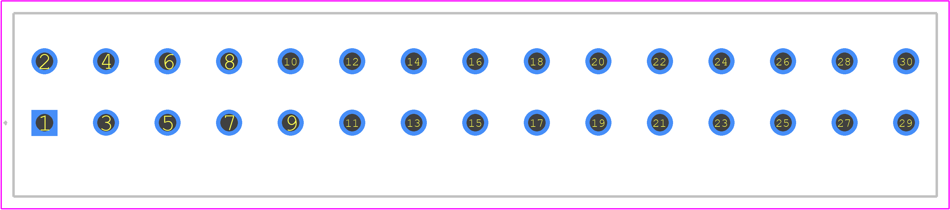 14031516101000 - HARTING PCB footprint - Other - Other - 14031516101000-1