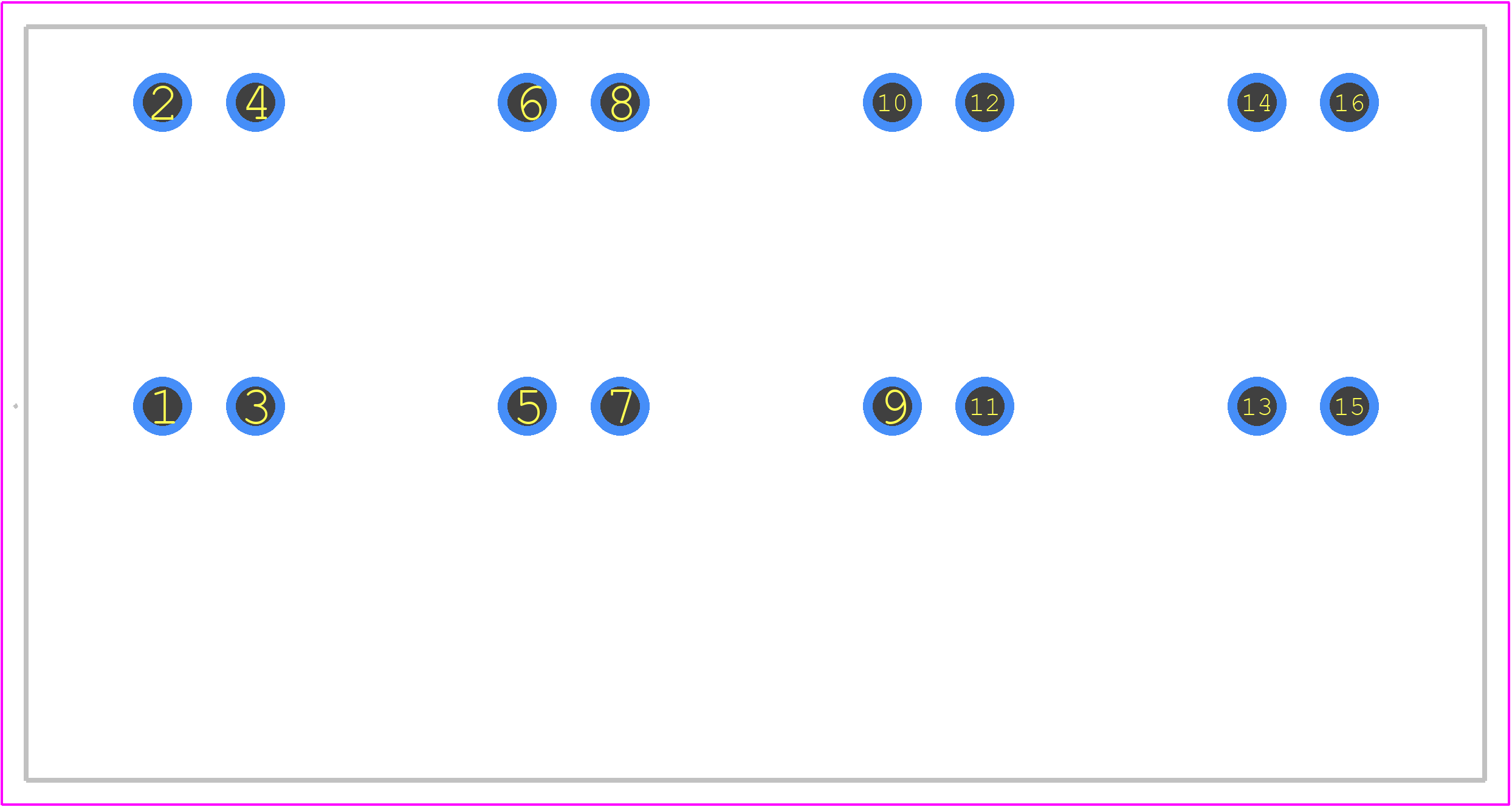 14020427402000 - HARTING PCB footprint - Other - Other - 14020427402000-3